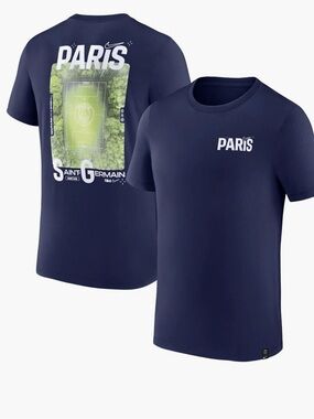 Paris Saint-Germain Photo T-Shirt Size XXL  International Soccer Club Nike New